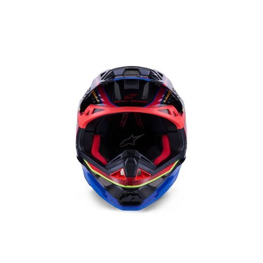 PRILBA SUPERTECH S-M10 ERA, ALPINESTARS (MODRÁ/ČERVENÁ/ŽLUTÁ FLUO) 2026