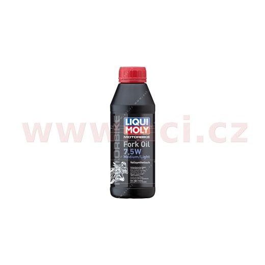 LIQUI MOLY MOTORBIKE FORK OIL 7,5W MEDIUM/LIGHT - OLEJ DO TLUMIČŮ PRO MOTOCYKLY - STŘEDNÍ/ LEHKÝ 500 ML