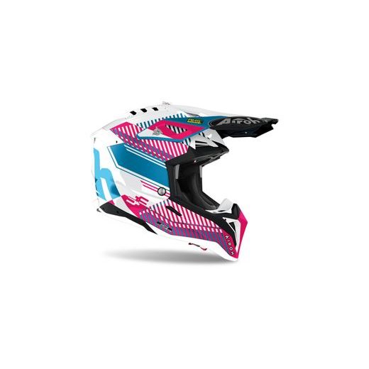PRILBA AVIATOR 3.0 WAVE, AIROH (RÚŽOVÁ/CHRÓM) 2022