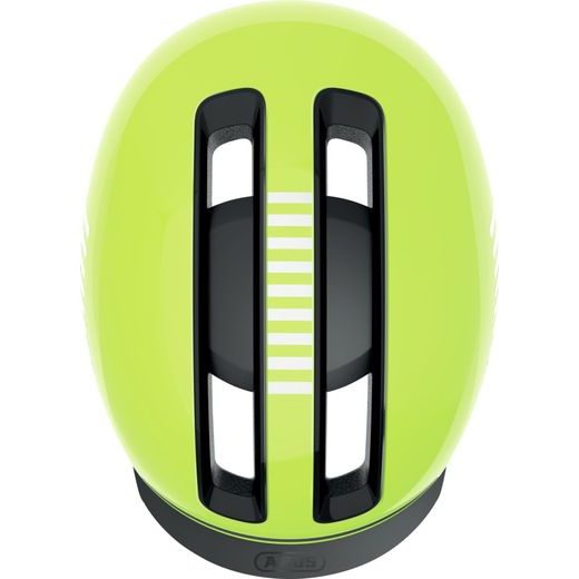 CYKLO PŘILBA SE SVĚTLEM HUD-Y SIGNAL YELLOW, ABUS (ŽLUTÁ FLUO)