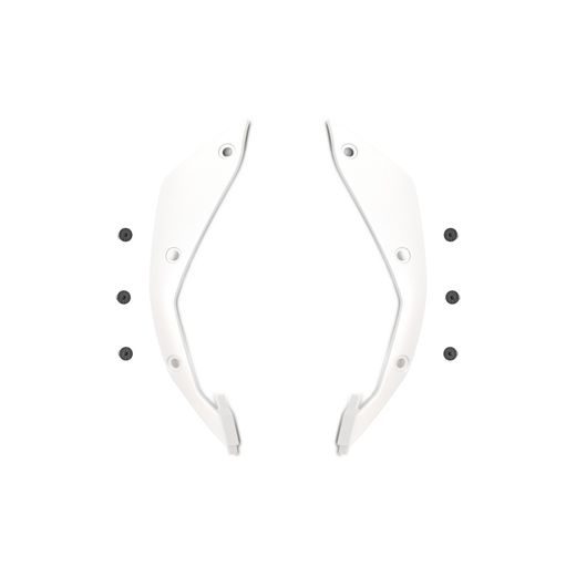 BOČNÍ KRYTKY SE ŠROUBY PRO PŘILBU AVIATOR 3, AIROH (BÍLÉ)