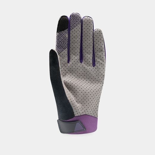 RUKAVICE GP STYLE 2, RACER (ČERNÁ/FIALOVÁ)