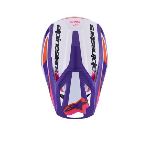 PRILBA S-M3 HEAT, ALPINESTARS (BÍLÁ/FIALOVÁ/RŮŽOVÁ) 2026