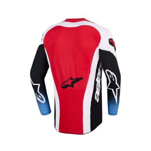 ALPINESTARS TECHSTAR KNIF – MOTOKROSOVÝ DRES NA MX A ENDURO (ČIERNA/BIELA/MODRÁ/ČERVENÁ) 2026