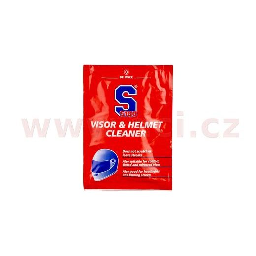 S100 ČISTICÍ UBROUSEK NA HLEDÍ A SVĚTLA - VISIER UND HELMREINIGER TUCH