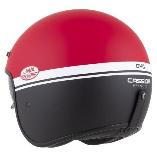PRILBA OXYGEN 2.0 JAWA OHC, CASSIDA (ČERVENÁ MATNÁ/ČIERNA/BIELA) 2025