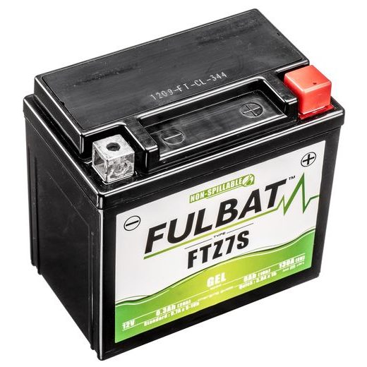 BATÉRIA 12 V, FTZ7S GÉL, 12V, 6AH, 130A, BEZÚDRŽBOVÁ GÉL TECHNOLÓGIE 113X70X105 FULBAT (AKTIVOVANÁ VO VÝROBE)