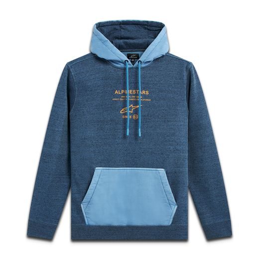 ALPINESTARS OCCURANCE HOODIE – VOĽNOČASOVÁ MOTO MIKINA (MODRÁ)