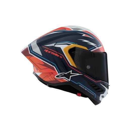 PŘILBA SUPERTECH R10 LIMITOVANÁ EDICE PEDRO ACOSTA, ALPINESTARS (MODRÁ/ČERVENÁ/BÍLÁ MATNÁ) 2025