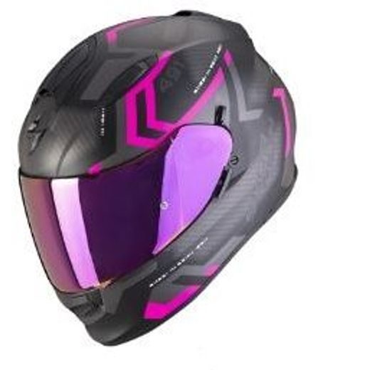 SCORPION PRILBA NA MOTOCYKEL EXO-491 SPIN, ČIERNA/RUŽOVÁ