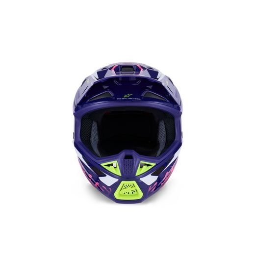 PRILBA SM7 DEED, ALPINESTARS (FIALOVÁ/RŮŽOVÁ/BÍLÁ/ŽLUTÁ FLUO) 2026