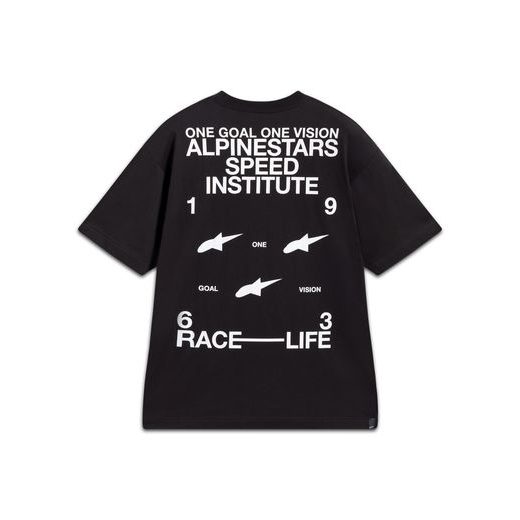 ALPINESTARS INSTITUTE OVERSIZED CSF – VOĽNOČASOVÉ MOTO TRIČKO (ČIERNA)