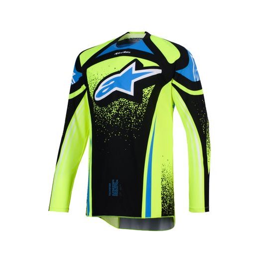 ALPINESTARS TECHSTAR NOMUR – MOTOKROSOVÝ DRES NA MX A ENDURO (TMAVO MODRÁ/ŽLTÁ FLUO/MODRÁ) 2026