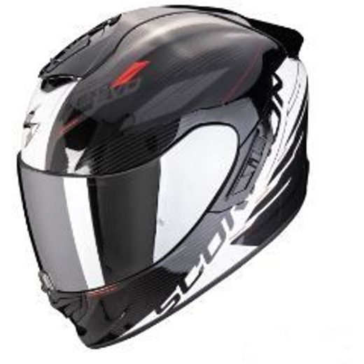 SCORPION PRILBA NA MOTOCYKEL EXO-1400 EVO II AIR LUMA, ČIERNA/BIELA