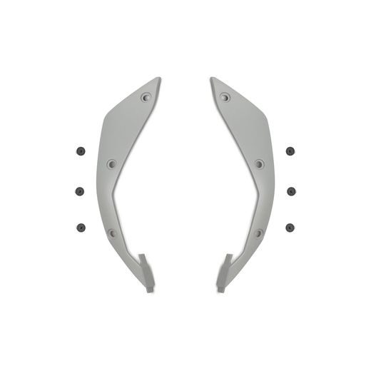 BOČNÍ KRYTKY SE ŠROUBY PRO PŘILBU AVIATOR 3, AIROH (ŠEDÉ)