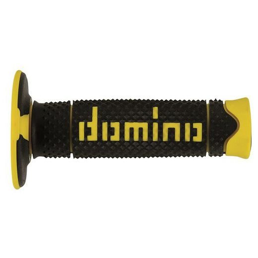 GRIPY A260 (OFFROAD) DĹŽKA 120 MM, DOMINO (ČIERNO-ŽLTÉ)