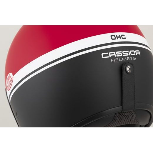 PRILBA OXYGEN 2.0 JAWA OHC, CASSIDA (ČERVENÁ MATNÁ/ČIERNA/BIELA) 2025