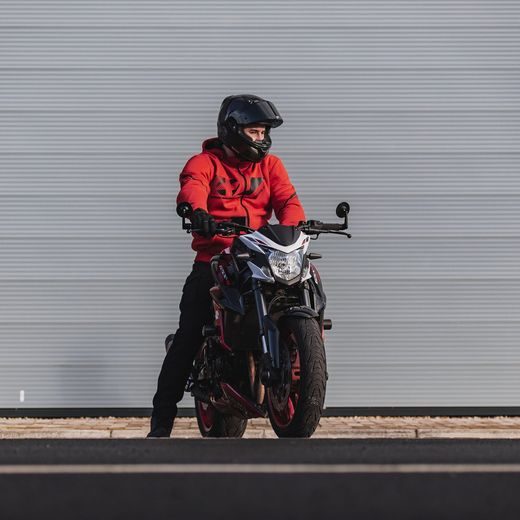 MIKINA SUPER HOODIE 2.0 SPORTS, OXFORD (ČERVENÁ)