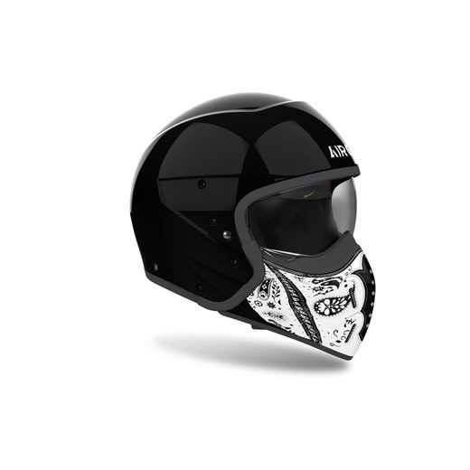 PRILBA J110 PAESLY, AIROH (LESKLÁ ČIERNA) 2024