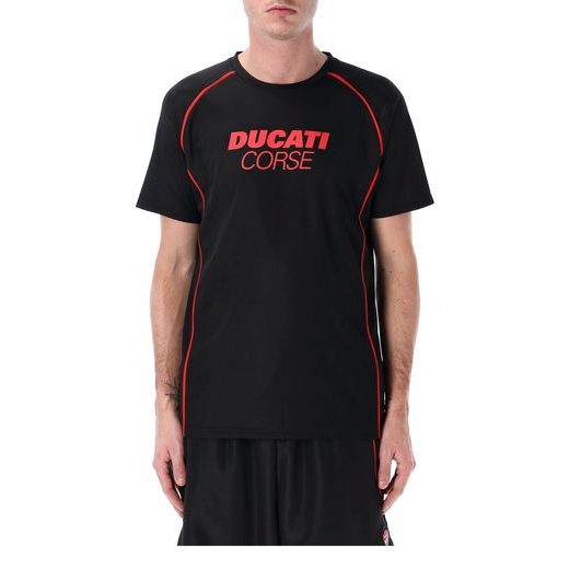 TRIČKO DUCATI CORSE (ČIERNA, ČERVENÁ)