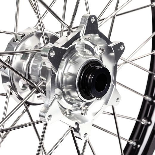 KOMPLETNÉ KOLESO V2 X-GRIP – 21" X 1,6", ČIERNA/STRIEBORNÁ – BETA RR 125 (2019 - 2023) A ĎALŠIE MODELY