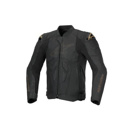 ALPINESTARS DUSK – MOTOCYKLOVÁ BUNDA NA CESTNÚ JAZDU (ČIERNA/LASEROVANÁ KOŽA) 2025