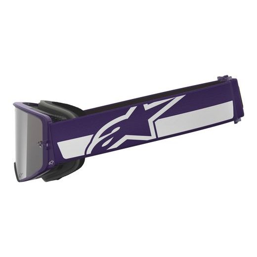 ALPINESTARS SUPERTECH VISION HUNTA96 XXV – MOTOKROSOVÉ OKULIARE NA MX A ENDURO (FIALOVÁ/BIELA, ZRKADLOVÉ STRIEBORNÉ PLEXI) 2026
