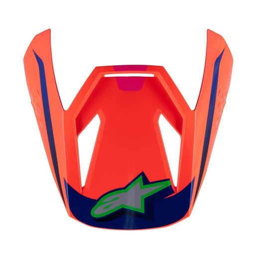 KŠILT PRO PŘILBY S-M3 EDICE HAYDEN DEEGAN, ALPINESTARS (ORANŽOVÁ FLUO/FIALOVÁ/RŮŽOVÁ/ZELENÁ)