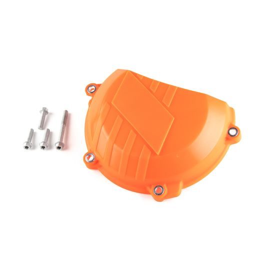 AWORKX CHRÁNIČ VEKA SPOJKY, ORANŽOVÝ – KTM EXC-F 450 / 500 '17–'23, SX-F 450 '16–'22; HUSQVARNA FC 450 '16–'22, FE 450 / 501 '17–'23 (AW-20203)