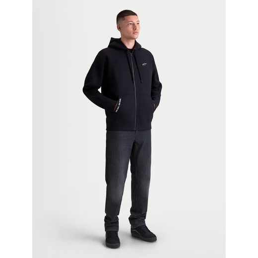 ALPINESTARS PIONEER OVERSIZED HOODIE – VOĽNOČASOVÁ MOTO MIKINA (ČIERNA)