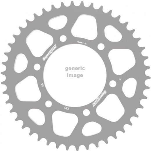 ROZETA -HLINÍK SUPERSPROX RAL-735:45-BLK ČIERNA 45 ZUBOV,520