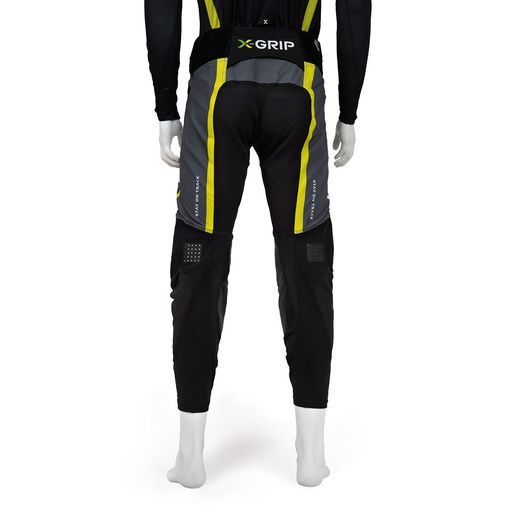 MOTOKROSOVÉ NOHAVICE X-GRIP TITANIUM – SIVÁ, S VRECKAMI