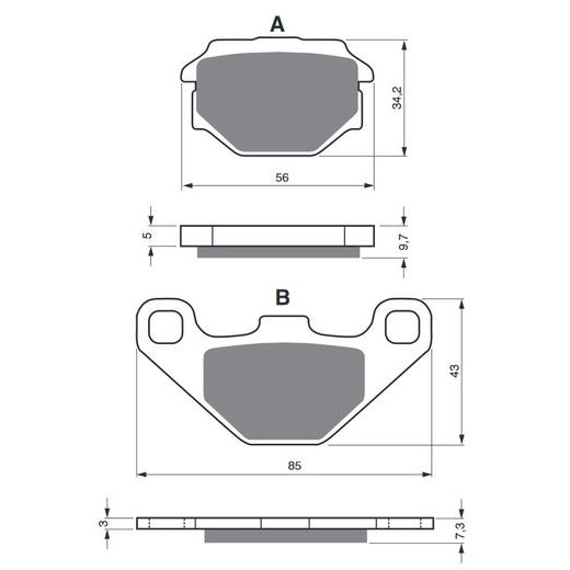 BRZDOVÉ OBLOŽENIE GOLDFREN 094 S3