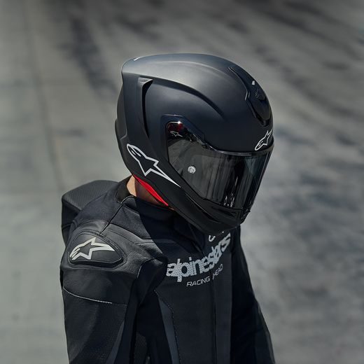 PŘILBA S-R7 SOLID, ALPINESTARS (ČERNÁ MATNÁ) 2026