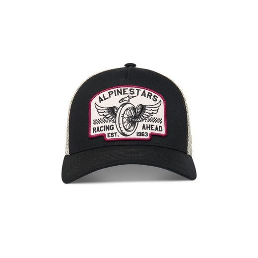 ALPINESTARS HERITAGE PATCH TRUCKER – VOĽNOČASOVÁ ŠILTOVKA (ČIERNA/KRÉMOVÁ)