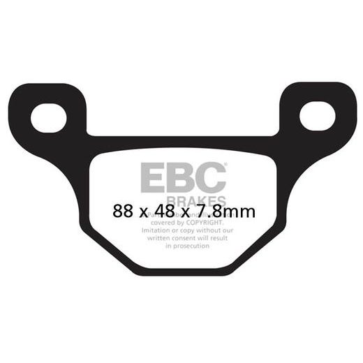 BRZDOVÉ OBLOŽENIE EBC FA481