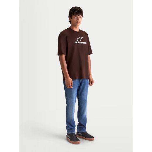 ALPINESTARS PRELUDE OVERSIZED CSF – VOĽNOČASOVÉ MOTO TRIČKO (HNEDÁ)