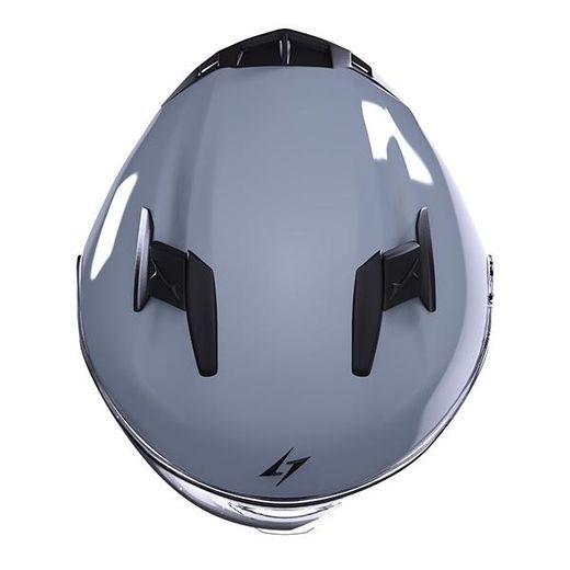 OPEN FACE HELMET STORMER RIVAL BLACK PEARLY M