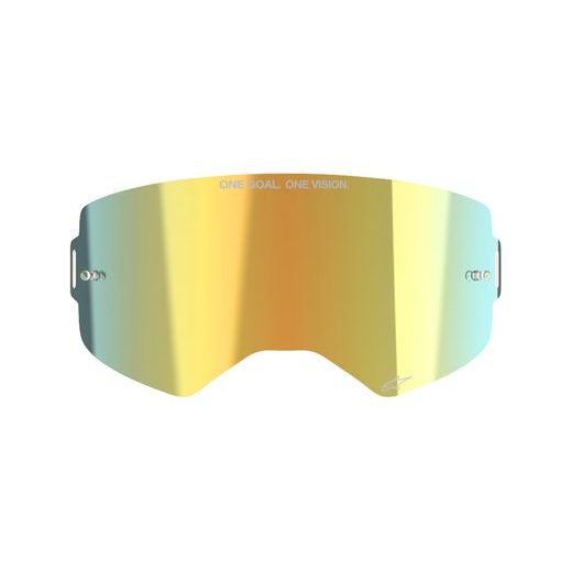 ALPINESTARS PLEXI PRE OKULIARE SUPERTECH – NÁHRADNÉ SKLO (PLEXI) NA MOTOKROSOVÉ OKULIARE (ZRKADLOVÉ ZLATÉ)