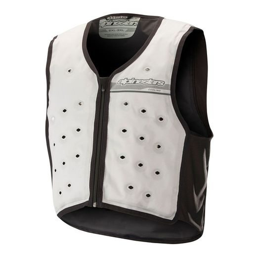 CHLADIACE VESTA COOLING VEST 2022, ALPINESTARS (BÍLÁ/ČERNÁ)