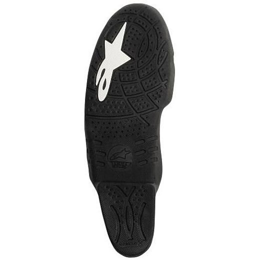 PODRÁŽKA PRO BOTY SUPERTECH/SUPERTECH R, ALPINESTARS (ČERNÁ/BÍLÁ, PÁR)