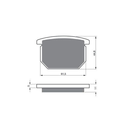 BRZDOVÉ OBLOŽENIE GOLDFREN 138 AD