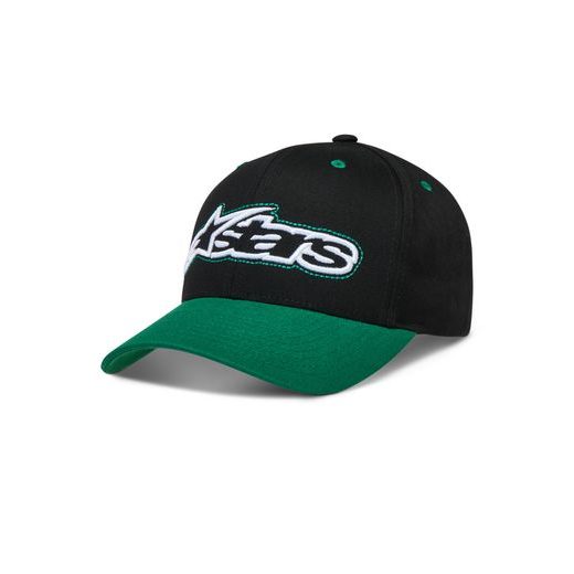 ALPINESTARS RETRO SNAPBACK – VOĽNOČASOVÁ ŠILTOVKA (ČIERNA/ZELENÁ)