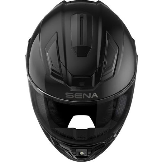 MESH PRILBA S HEADSETOM PHANTOM, SENA (MATNÁ ČIERNA)