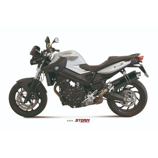 KONCOVKA VÝFUKU STORM OVAL B.008.LX2B OCEĽOVO ČIERNA