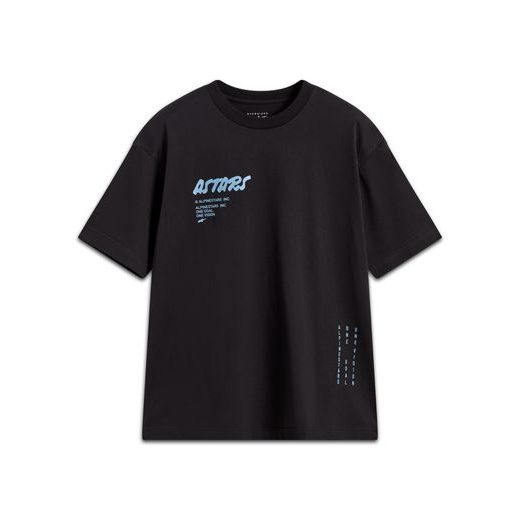 ALPINESTARS CHALK OVERSIZED CSF – VOĽNOČASOVÉ MOTO TRIČKO (ČIERNA)
