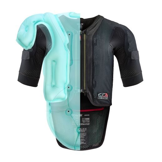 ALPINESTARS AIRBAGOVÁ VESTA TECH-AIR®7X SYSTÉM – AIRBAGOVÝ SYSTÉM NA MOTORKU (ČIERNA/ČERVENÁ) 2025