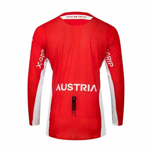 MOTOKROSOVÝ DRES X-GRIP TUNGSTEN – ČERVENÁ
