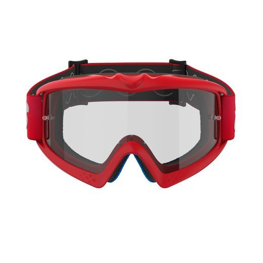 ALPINESTARS VISION YOUTH BLAZE – DETSKÉ MOTOKROSOVÉ OKULIARE NA MX A ENDURO (ČERVENÁ, ČÍRE PLEXI) 2025