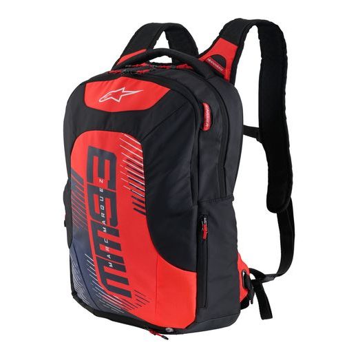 ALPINESTARS CITY HUNTER V2 MM93 KOLEKCIA – BATOH NA MOTORKU (MOTOCYKLOVÝ RUKSAK) (ČERVENÁ FLUO/MODRÁ/ČIERNA/BIELA) 2025